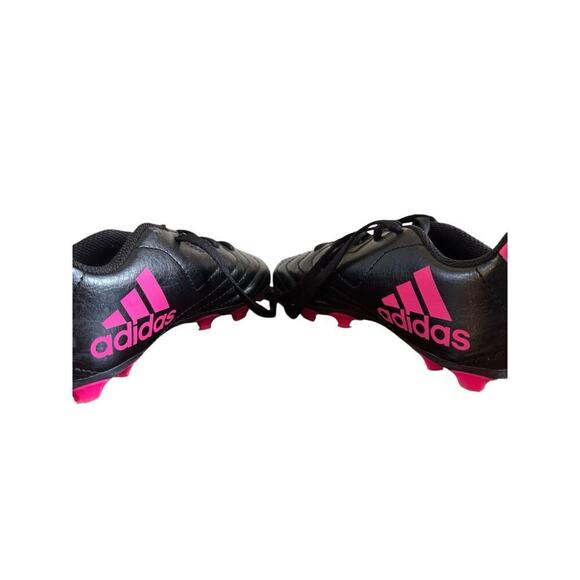 Adidas Size 12K US Black/Pink Soccer Cleats - Picture 5 of 9